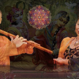 インドの竹笛「バーンスリー」とインド創作舞踊